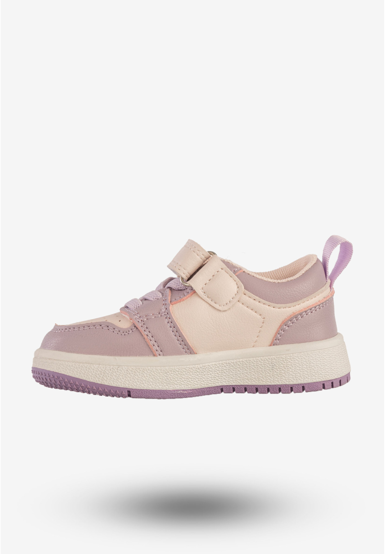 Sneakersy Dziecięce Na Rzepy Buty Sportowe Fioletowe Apawwa TC820