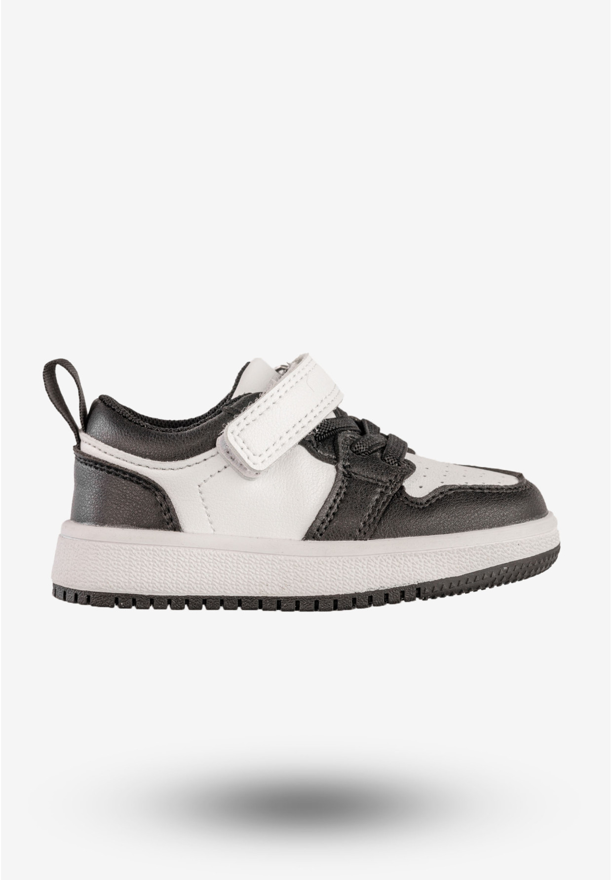 Sneakersy Dziecięce Na Rzepy Buty Sportowe Czarne Apawwa TC820