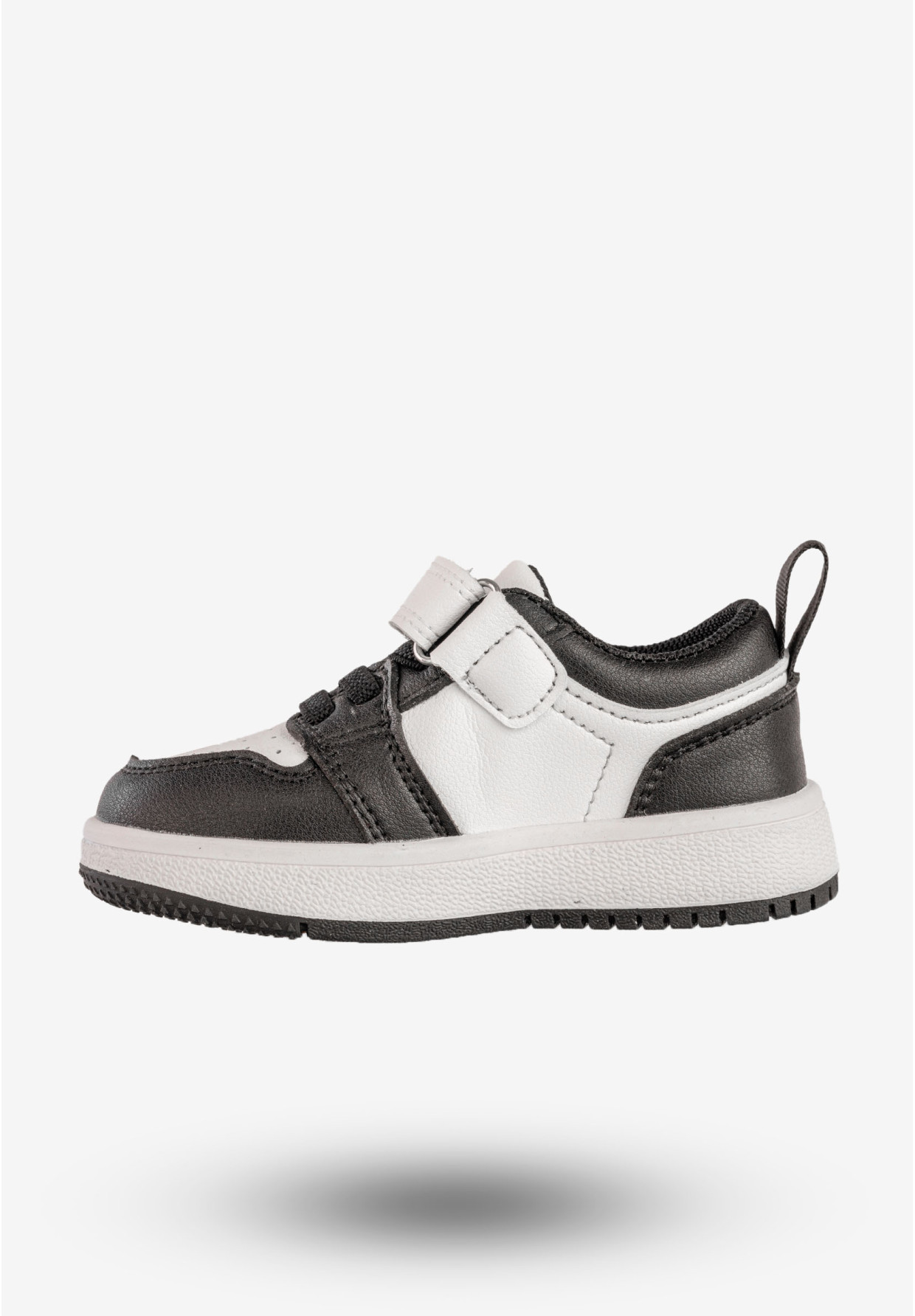 Sneakersy Dziecięce Na Rzepy Buty Sportowe Czarne Apawwa TC820