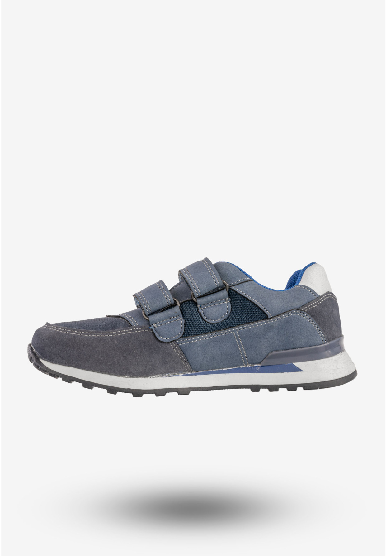 Buty Sportowe Dziecięce Na Rzepy Sneakersy Granatowe Gelteo F-616