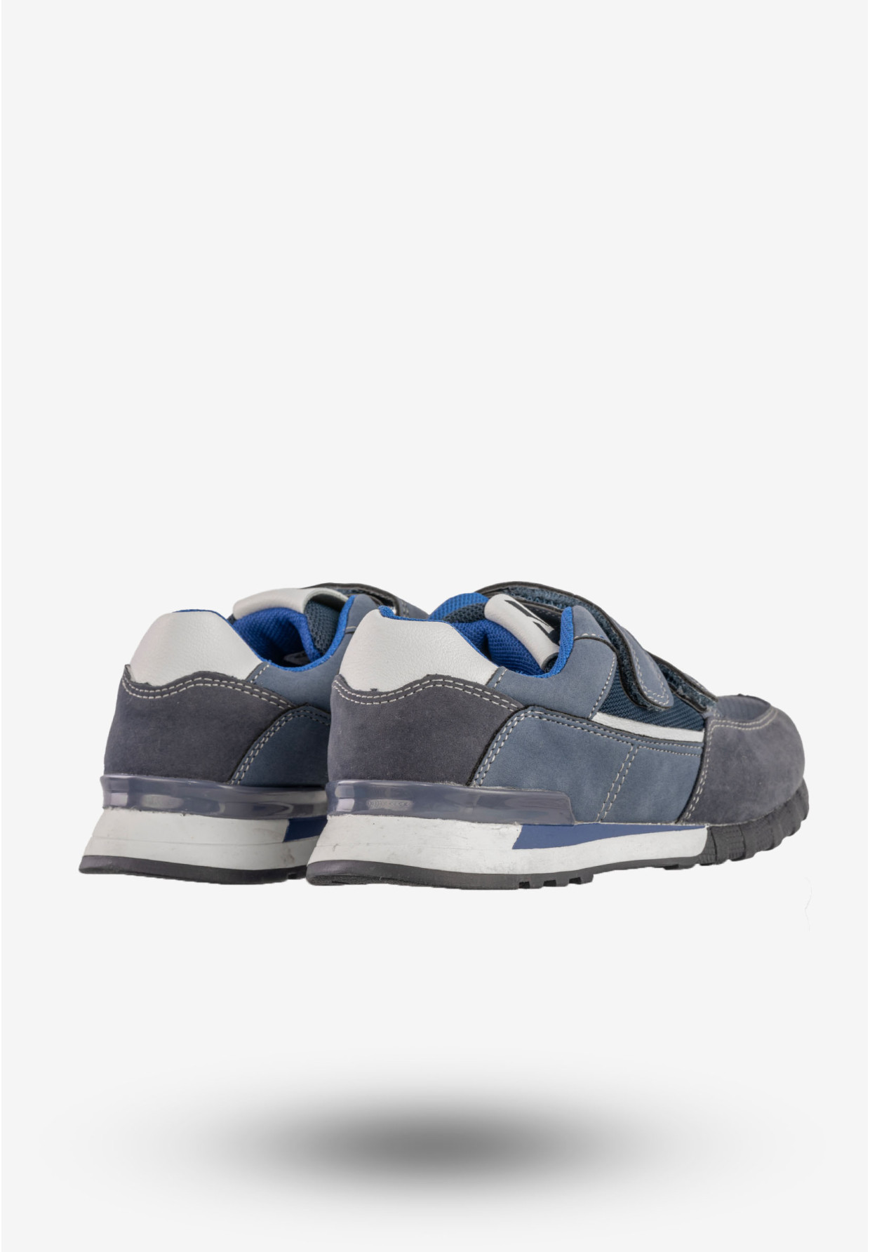 Buty Sportowe Dziecięce Na Rzepy Sneakersy Granatowe Gelteo F-616