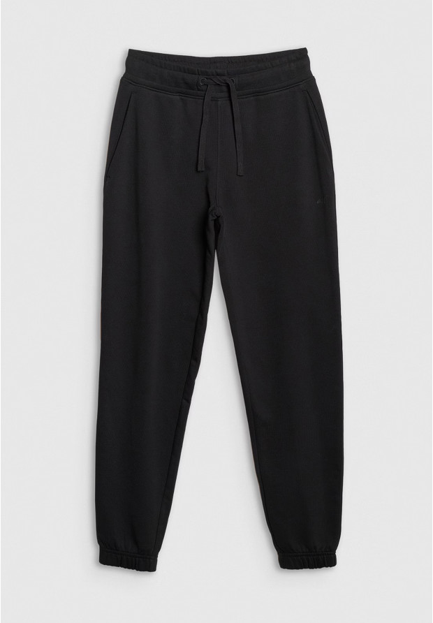 Spodnie Damskie 4F Joggery Dresowe Czarne 4FWMM00TTROF1138