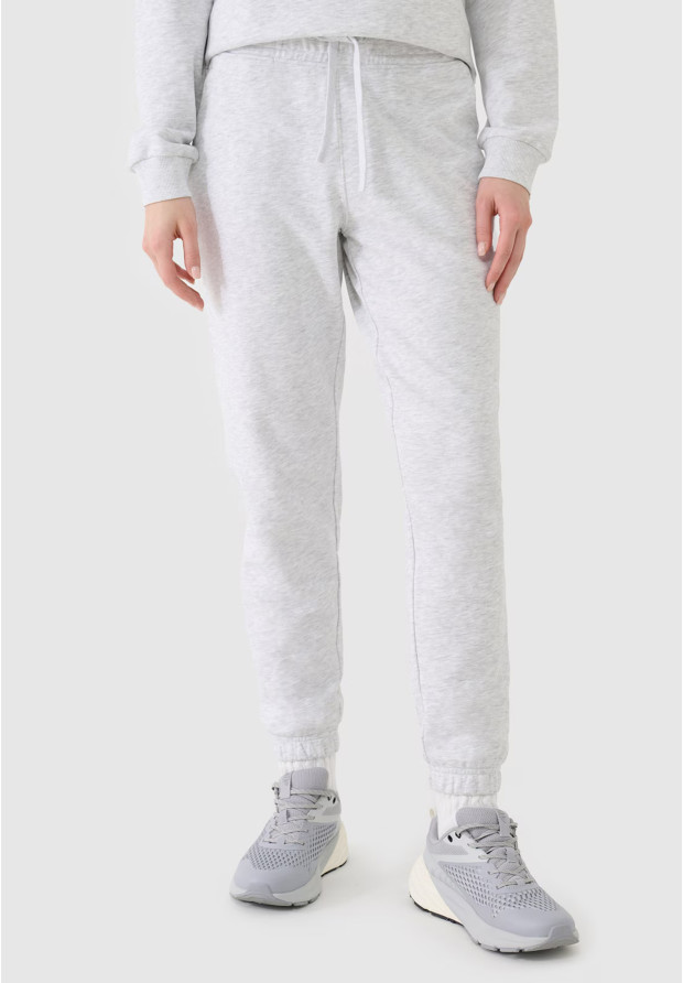 Spodnie Damskie 4F Joggery Dresowe Szare 4FWMM00TTROF1138
