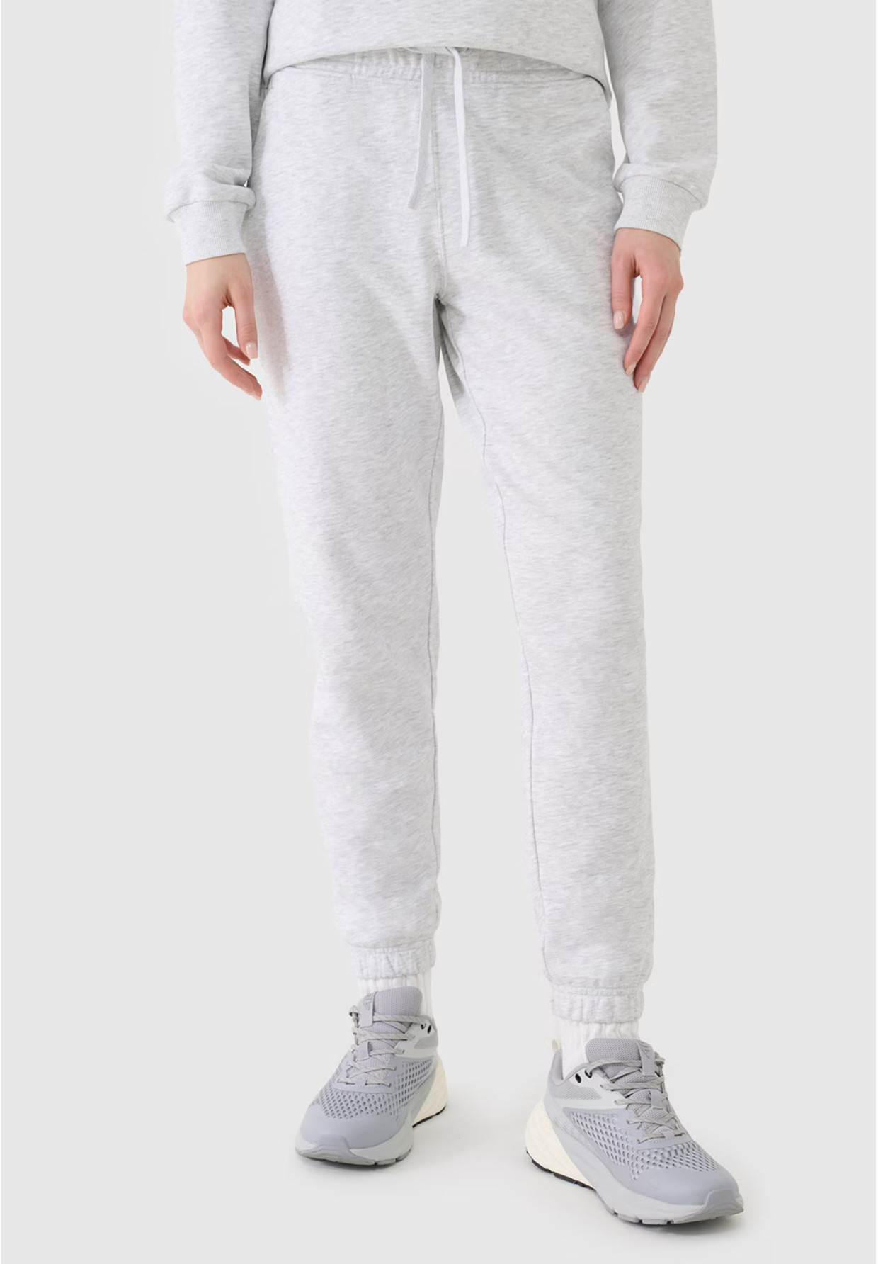 Spodnie Damskie 4F Joggery Dresowe Szare 4FWMM00TTROF1138