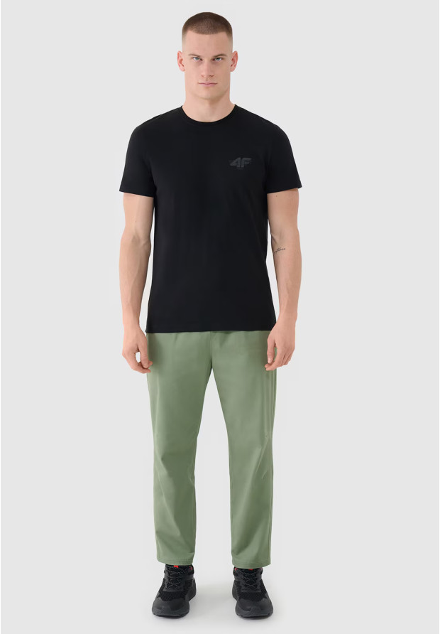 Koszulka Męska 4F T-shirt Basic Regular Czarny 4FWSS25TTSHM1974