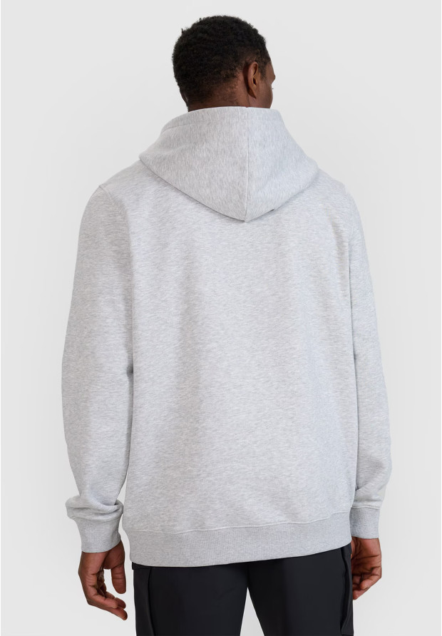Bluza Dresowa Męska 4F Z Kapturem Logo Szara 4FWMM00TSWSM1766