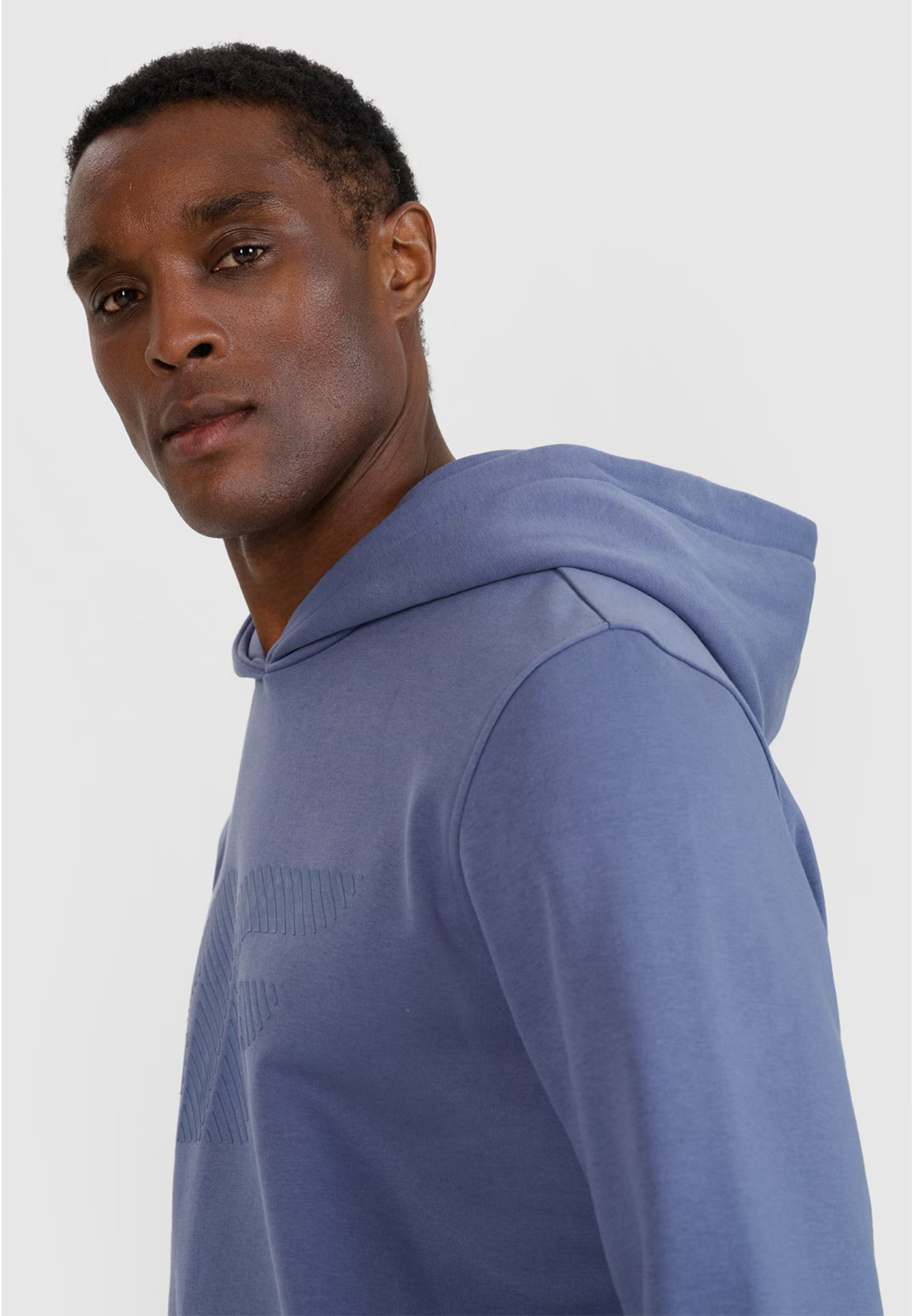 Bluza Dresowa Męska 4F Z Kapturem Logo Niebieska 4FWMM00TSWSM1766