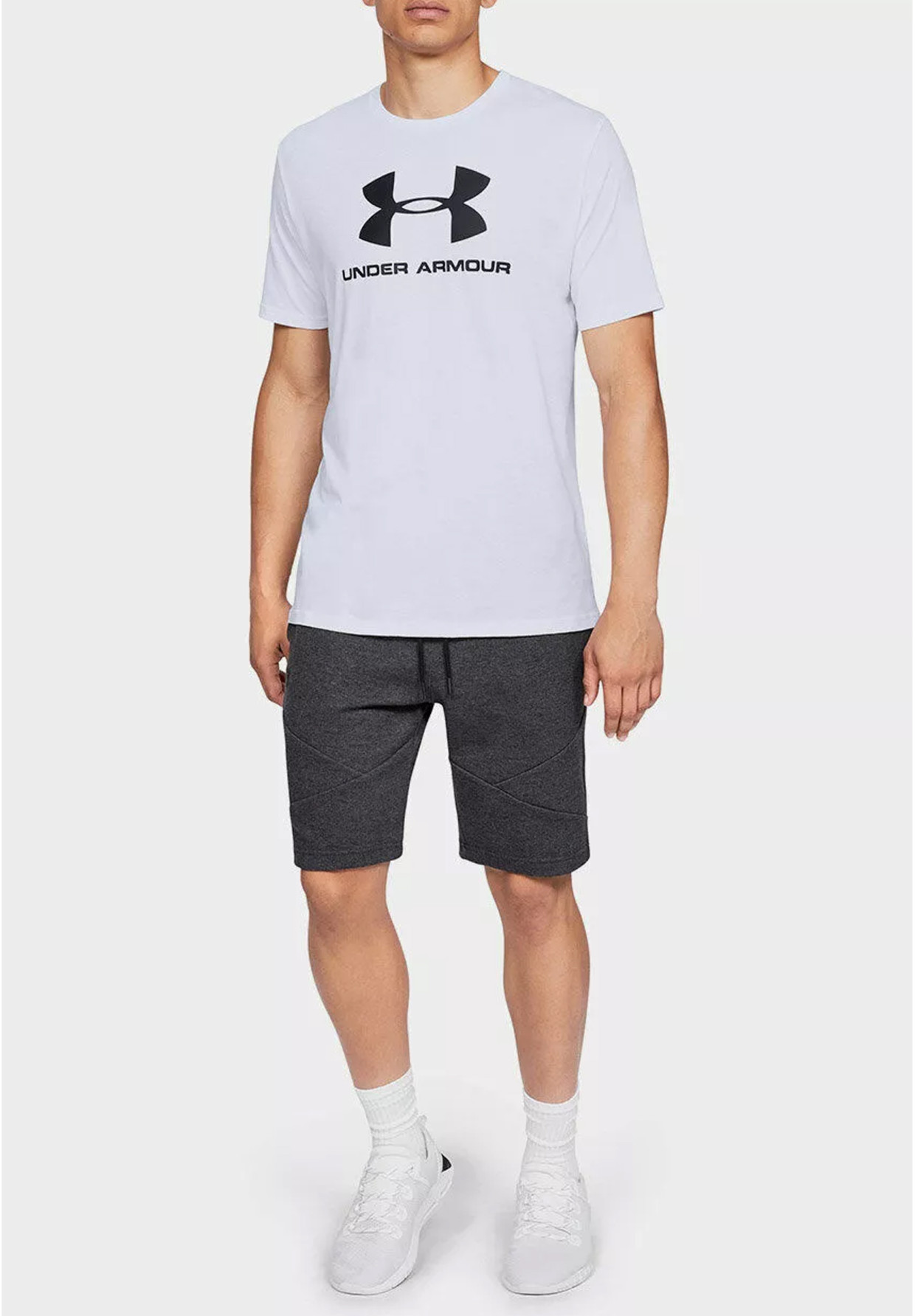 Koszulka Męska Under Armour T-Shirt Regular Biały 1329590-100