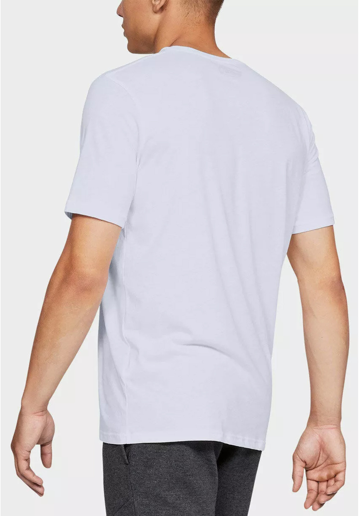 Koszulka Męska Under Armour T-Shirt Regular Biały 1329590-100