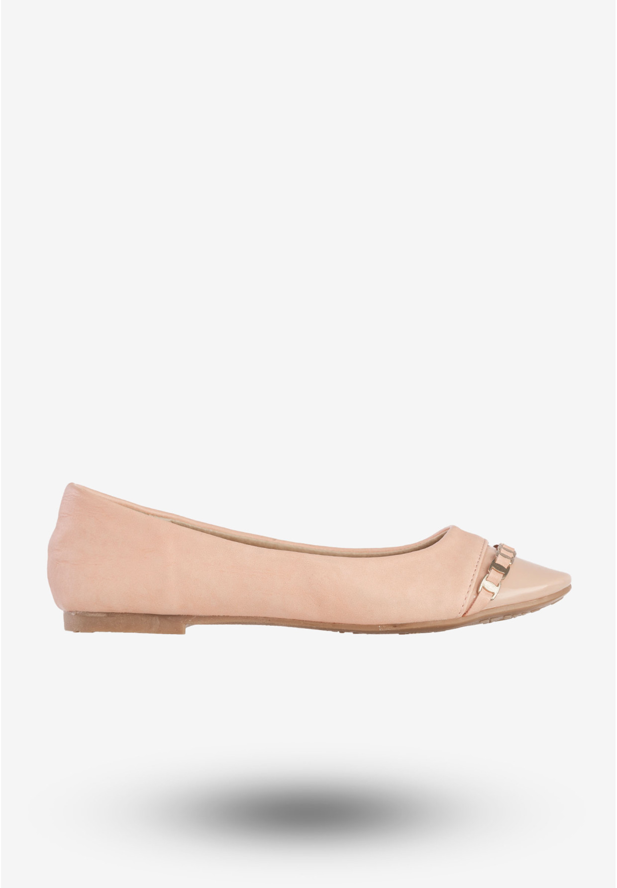 Baleriny Dziecięce Ekoskóra Buty Eleganckie Półbuty Różowe Qinba BL-10A