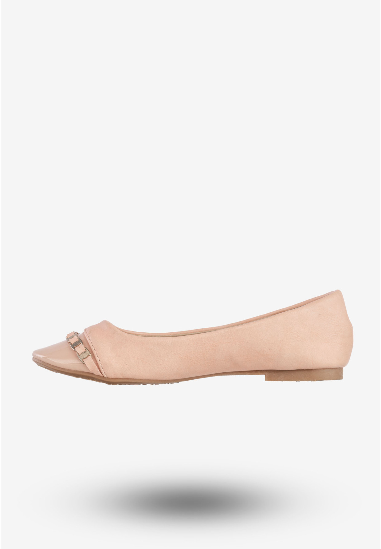 Baleriny Dziecięce Ekoskóra Buty Eleganckie Półbuty Różowe Qinba BL-10A