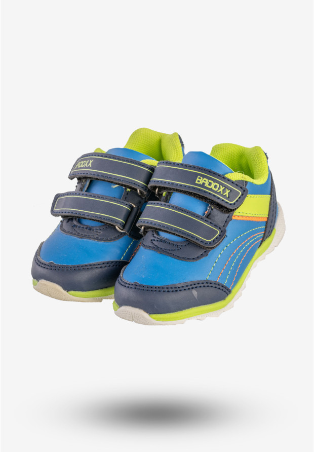 Sneakersy Dziecięce Na Rzepy Buty Sportowe Niebieskie Badoxx 1XC-6856