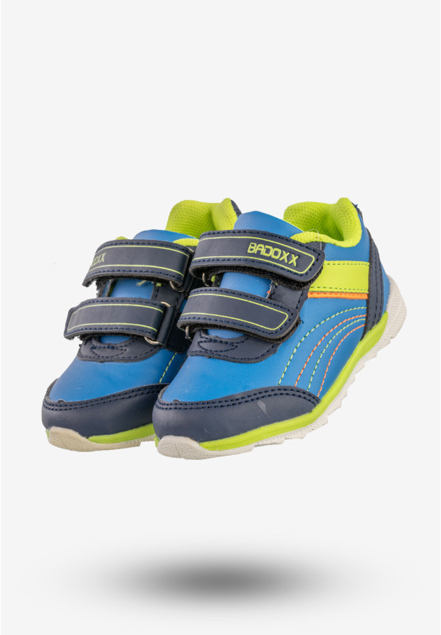 Sneakersy Dziecięce Na Rzepy Buty Sportowe Niebieskie Badoxx 1XC-6856