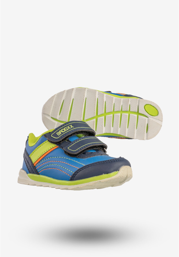 Sneakersy Dziecięce Na Rzepy Buty Sportowe Niebieskie Badoxx 1XC-6856