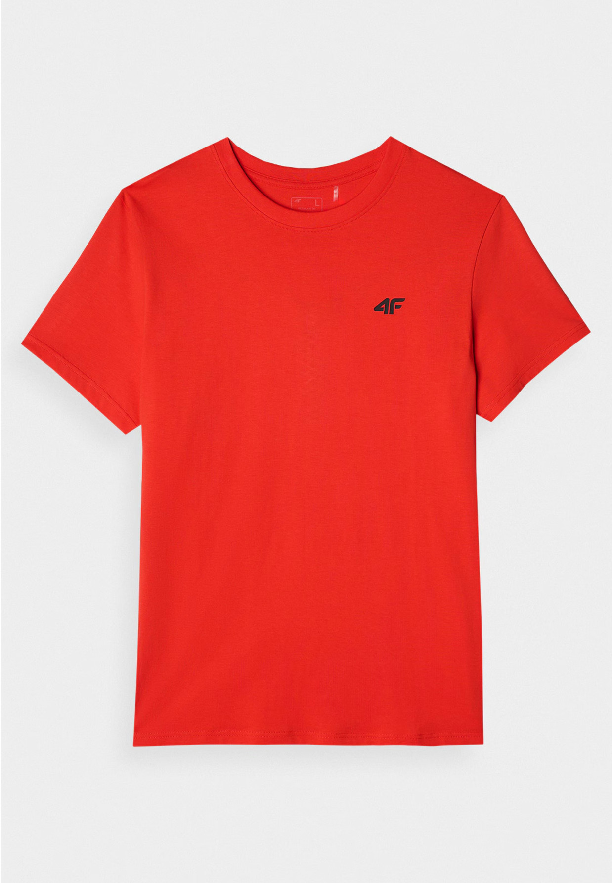 Koszulka Męska 4F T-shirt Basic Regular Czerwony 4FWMM00TTSHM2256