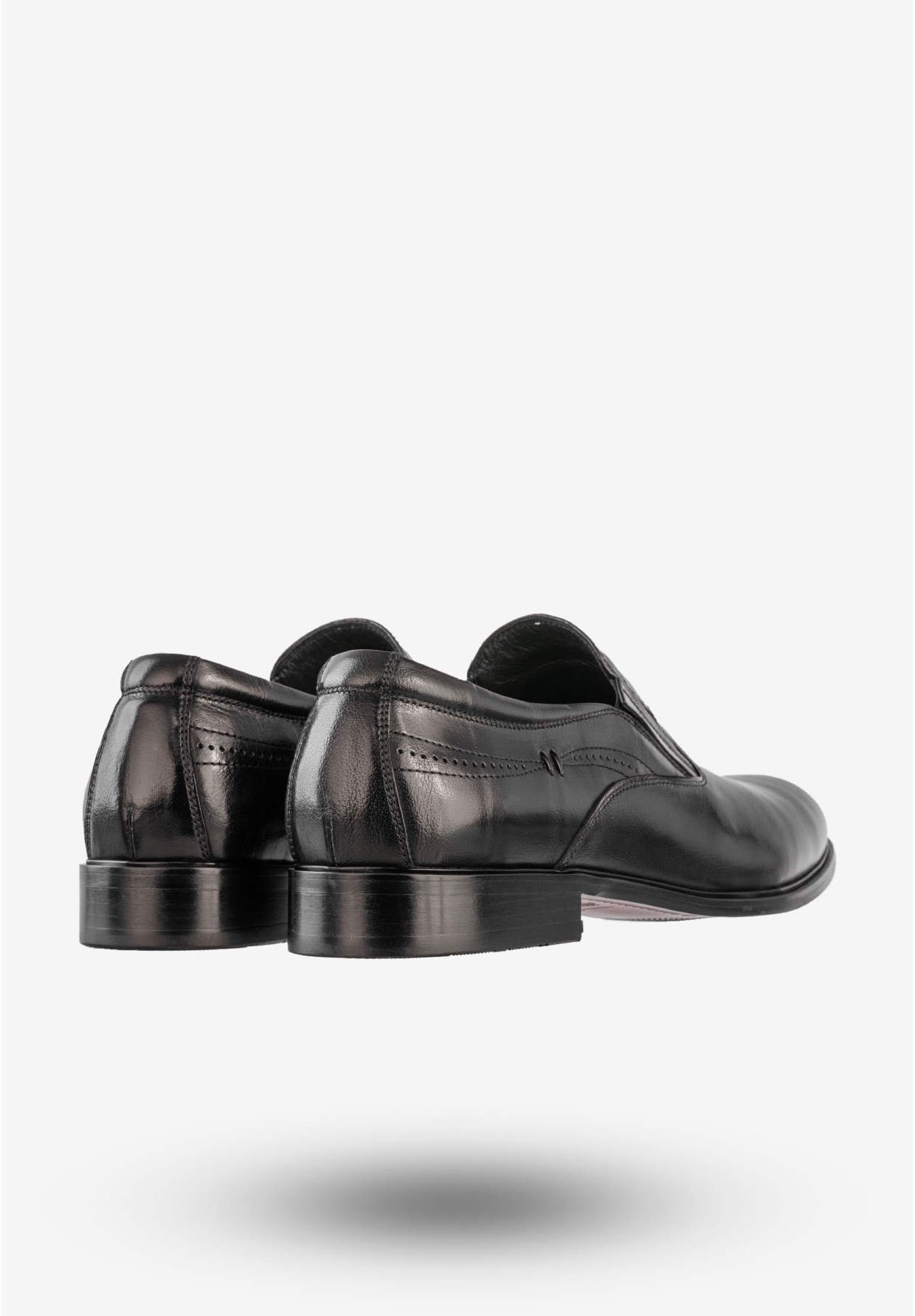 Buty Męskie JOHN DOUBARE Skórzane Czarne Półbuty YGC-Z253-351-1
