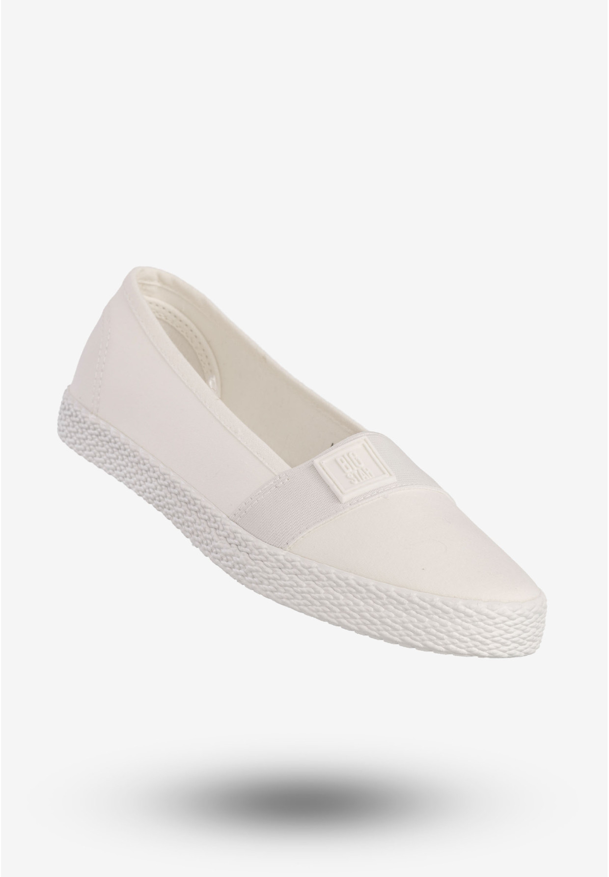 Tenisówki Damskie BIG STAR Buty Wsuwane Białe LL274201