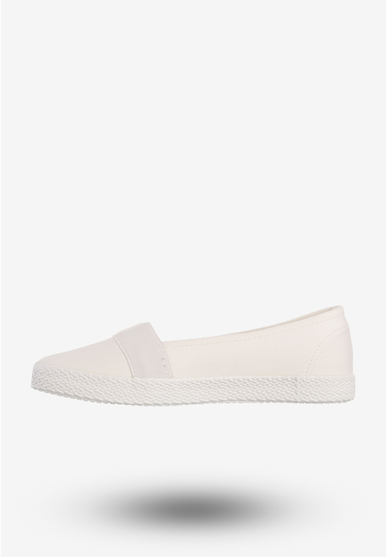 Tenisówki Damskie BIG STAR Buty Wsuwane Białe LL274201