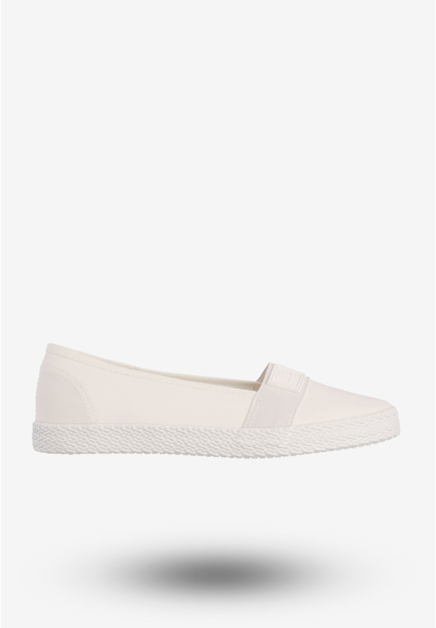 Tenisówki Damskie BIG STAR Buty Wsuwane Białe LL274201