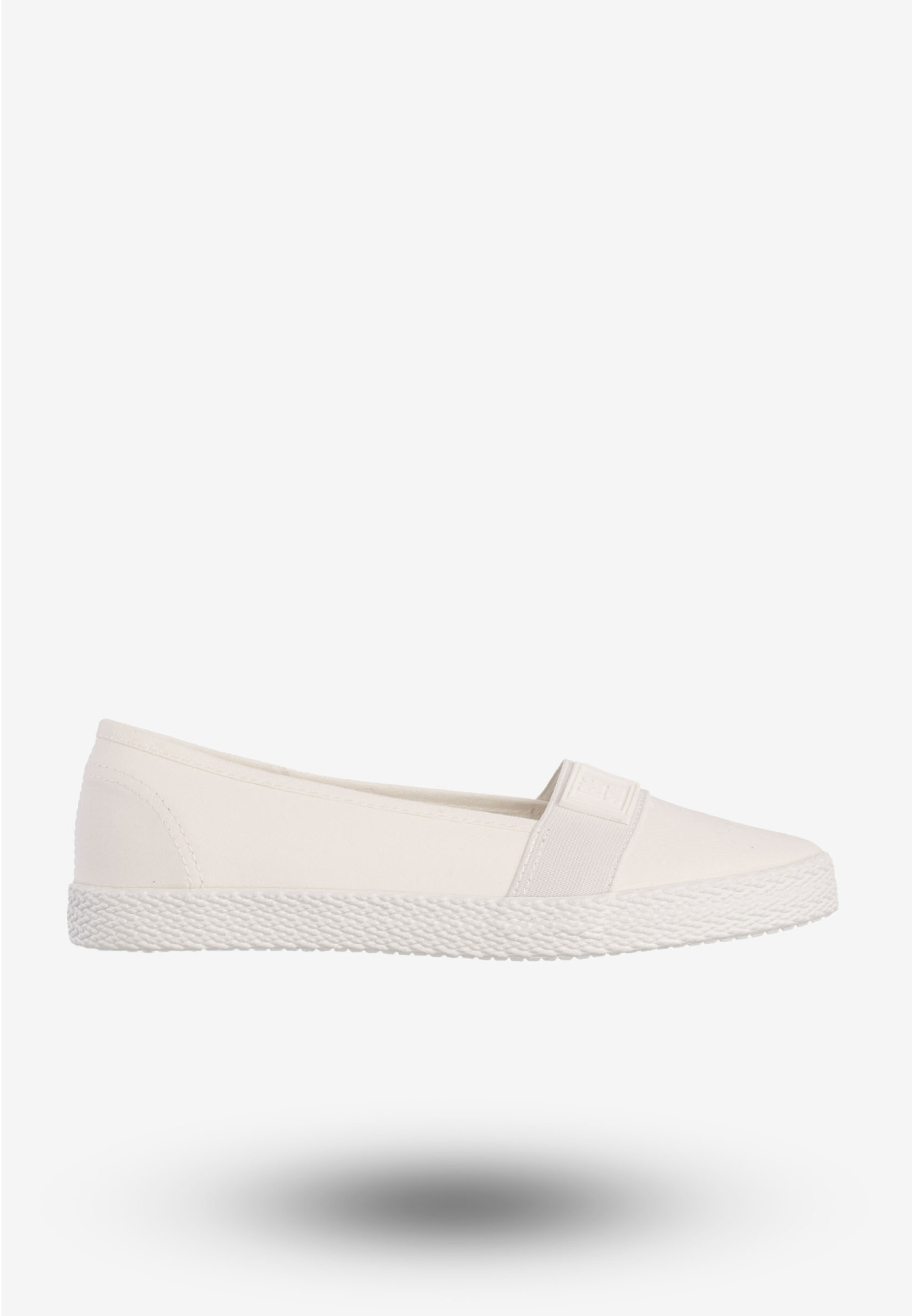 Tenisówki Damskie BIG STAR Buty Wsuwane Białe LL274201