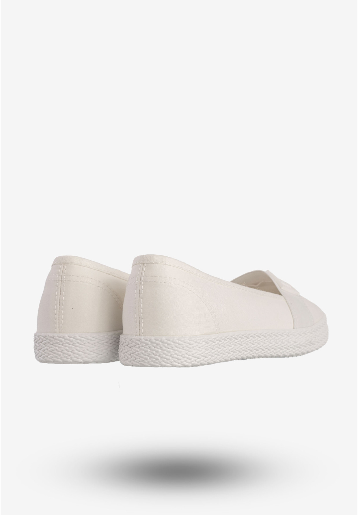 Tenisówki Damskie BIG STAR Buty Wsuwane Białe LL274201
