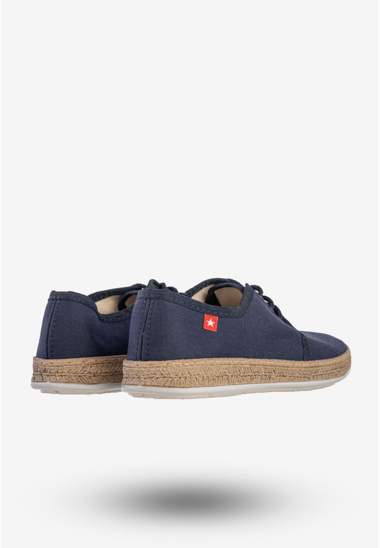 Tenisówki Damskie BIG STAR Buty Sznurowane Granatowe FF276042
