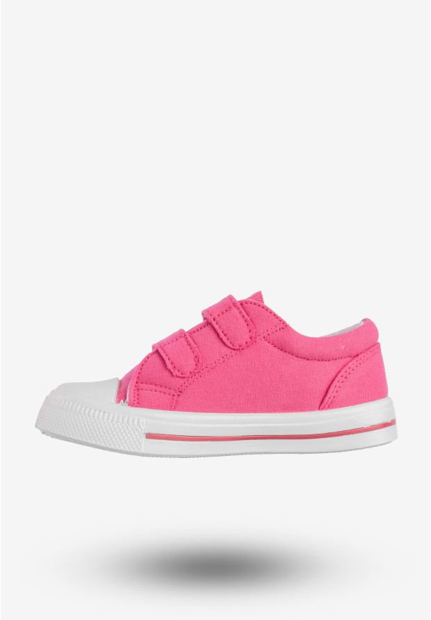 Trampki Dziecięce BIG STAR Buty Na Rzepy Różowe NN374113