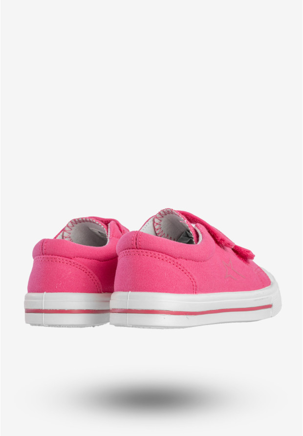 Trampki Dziecięce BIG STAR Buty Na Rzepy Różowe NN374113
