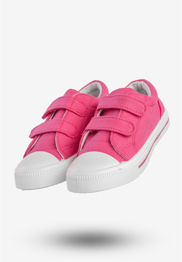 Trampki Dziecięce BIG STAR Buty Na Rzepy Różowe NN374113