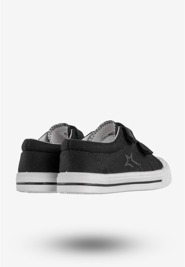 Trampki Dziecięce BIG STAR Buty Na Rzepy Czarne NN374111
