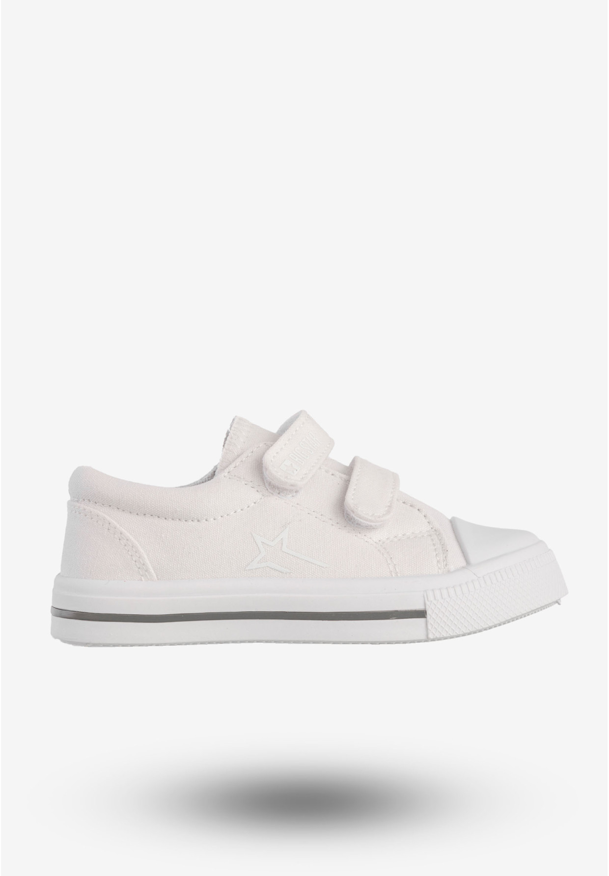 Trampki Dziecięce BIG STAR Buty Na Rzepy Białe NN374117