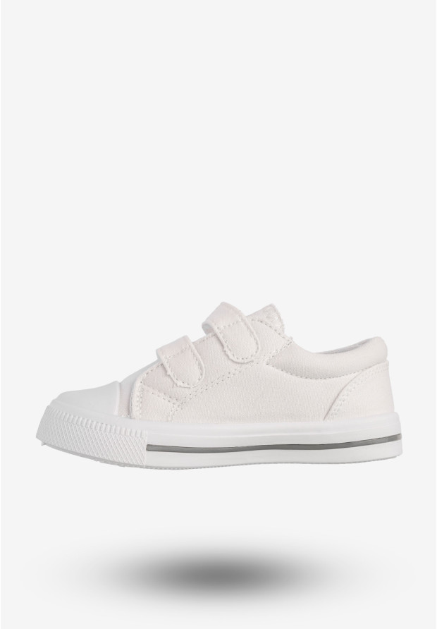 Trampki Dziecięce BIG STAR Buty Na Rzepy Białe NN374117