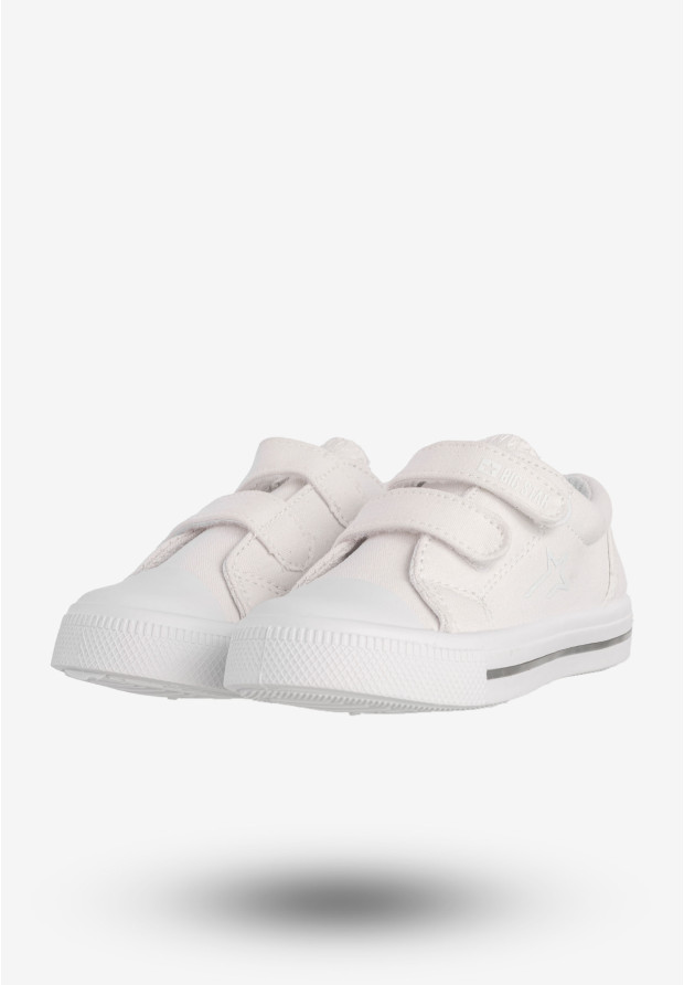 Trampki Dziecięce BIG STAR Buty Na Rzepy Białe NN374117