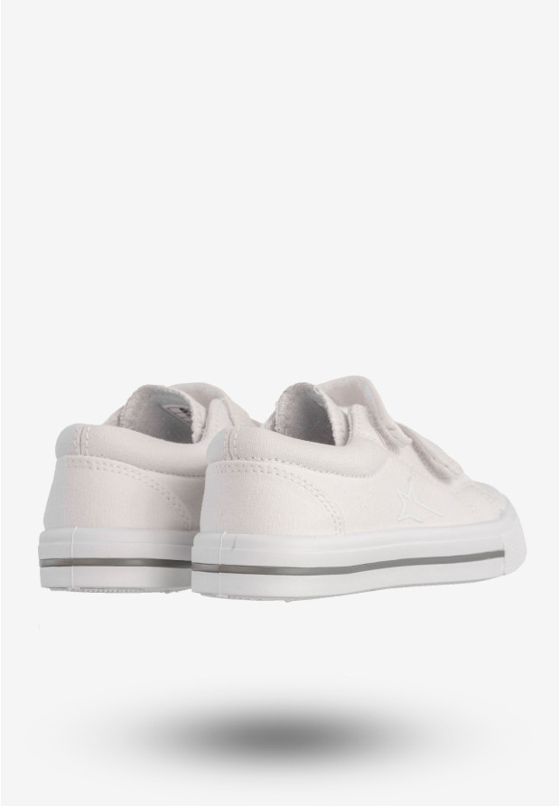 Trampki Dziecięce BIG STAR Buty Na Rzepy Białe NN374117