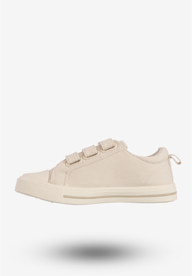 Trampki Dziecięce BIG STAR Buty Na Rzepy Beżowe NN374119