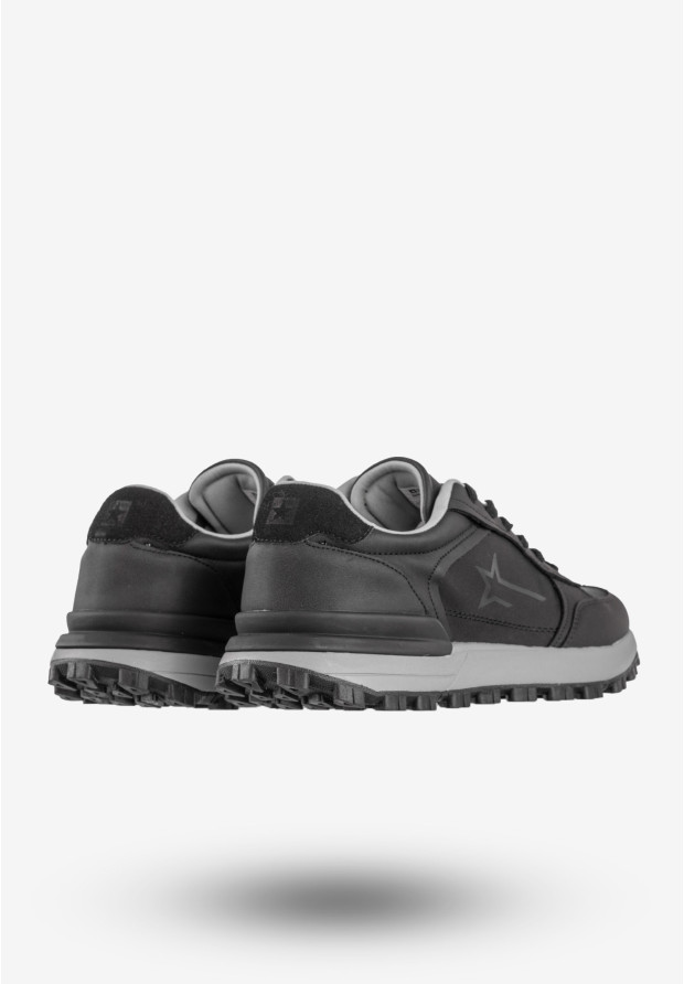 Sneakersy Męskie BIG STAR Buty Sportowe Memory Foam System Czarne NN174069