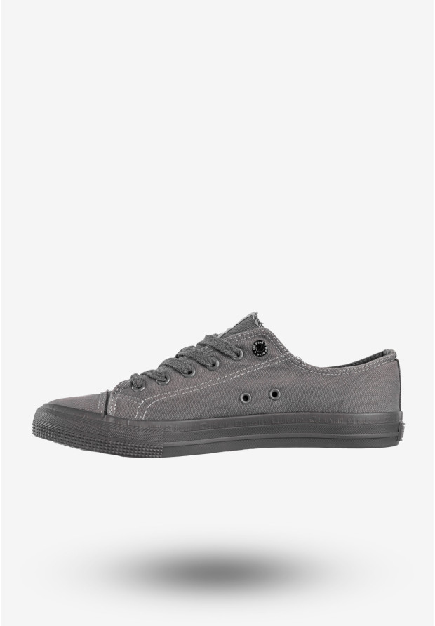 Trampki Męskie BIG STAR Buty Sportowe Klasyczne Szare FF174335