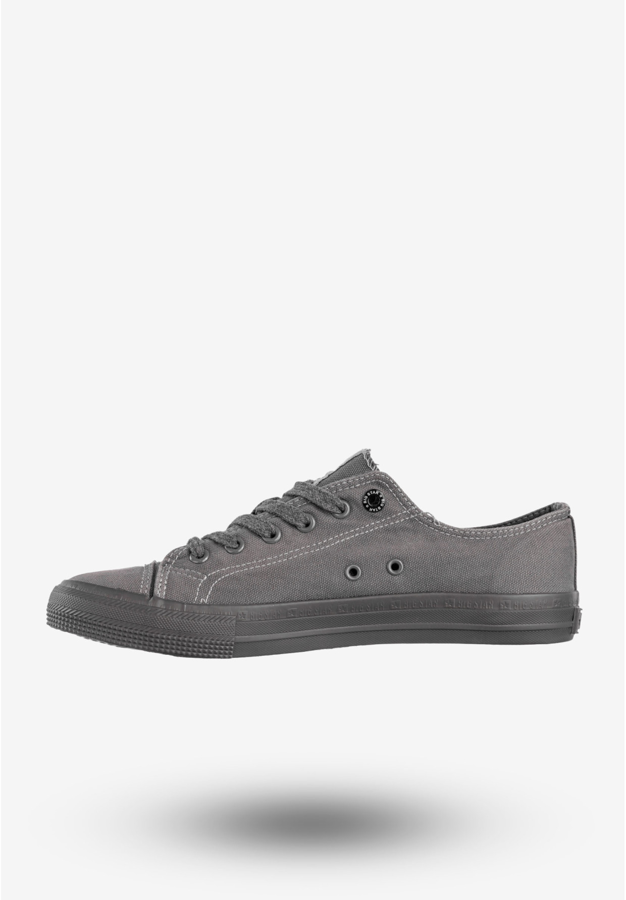 Trampki Męskie BIG STAR Buty Sportowe Klasyczne Szare FF174335