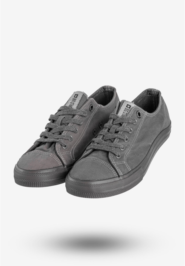 Trampki Męskie BIG STAR Buty Sportowe Klasyczne Szare FF174335