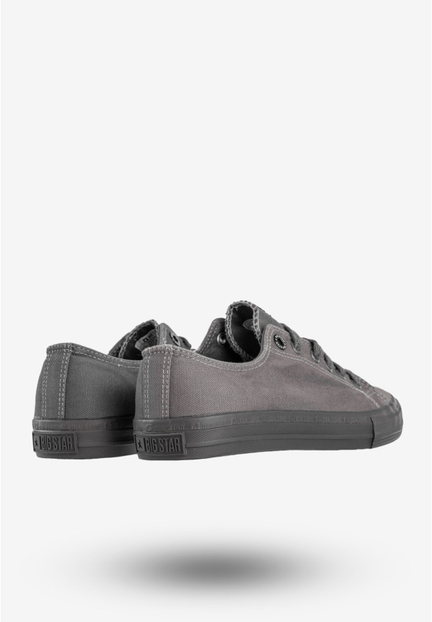 Trampki Męskie BIG STAR Buty Sportowe Klasyczne Szare FF174335