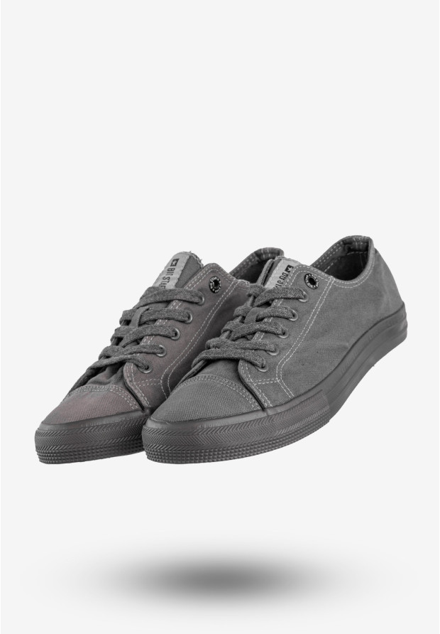 Trampki Męskie BIG STAR Buty Sportowe Klasyczne Szare FF174335