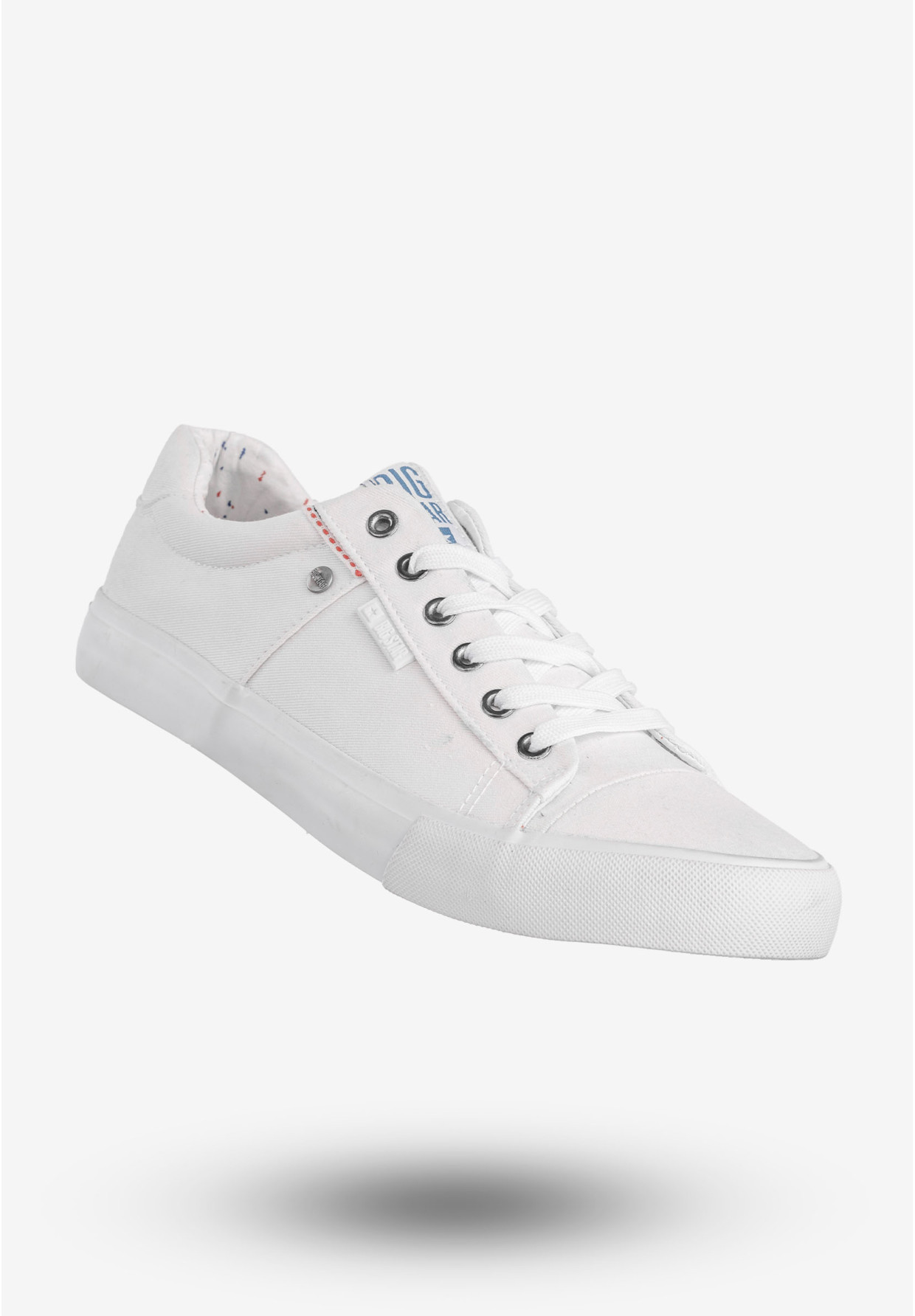 Tenisówki Męskie BIG STAR Buty Sportowe Trampki Klasyczne Białe AA174097A