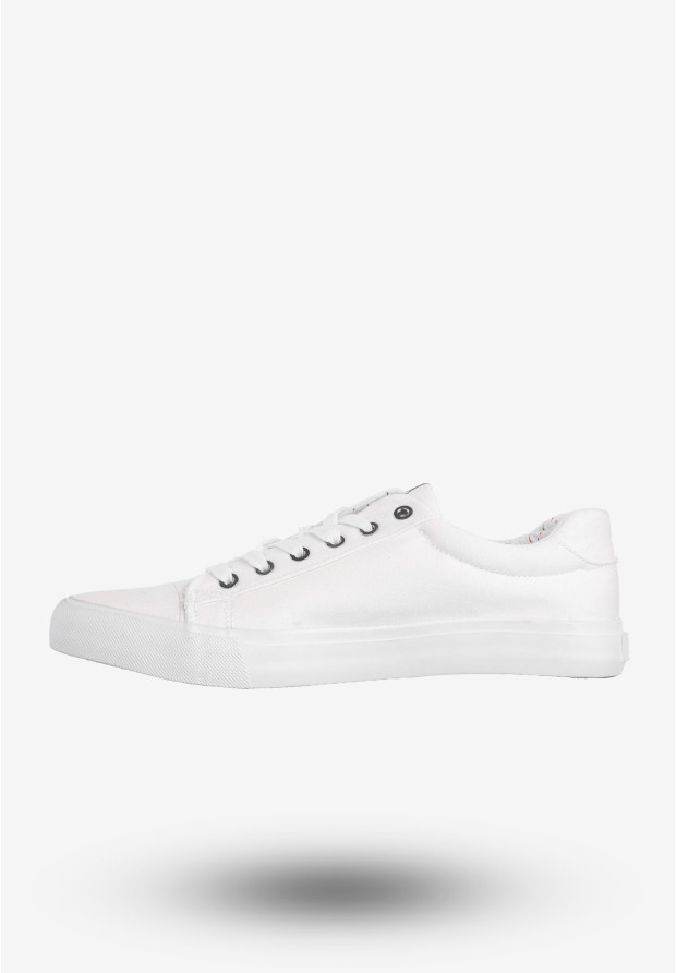 Tenisówki Męskie BIG STAR Buty Sportowe Trampki Klasyczne Białe AA174097A