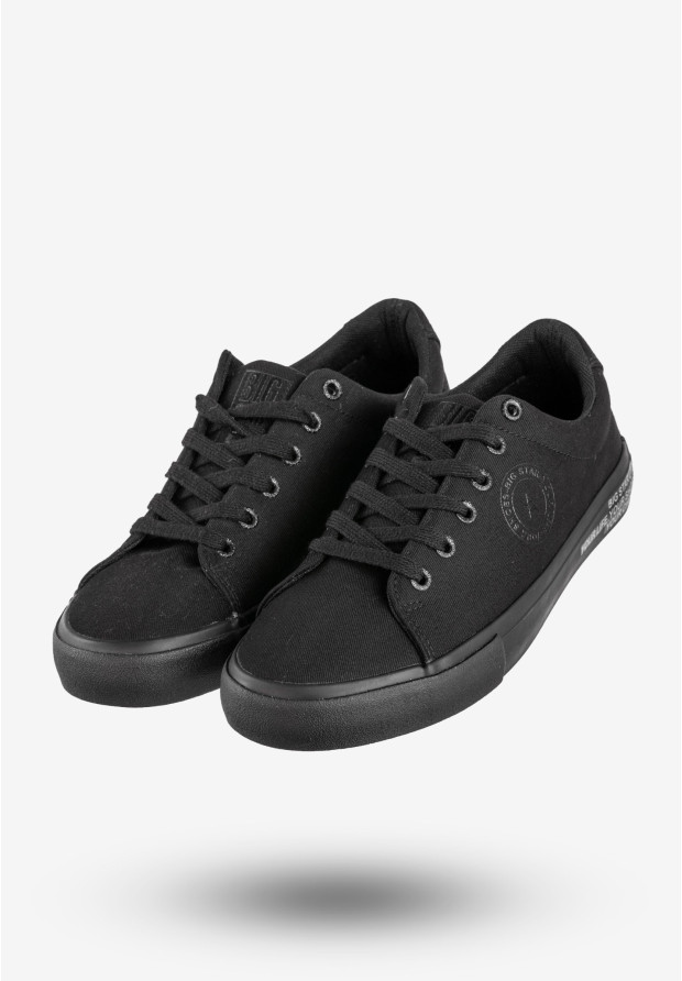 Tenisówki Męskie BIG STAR Buty Sportowe Klasyczne Czarne LL174078