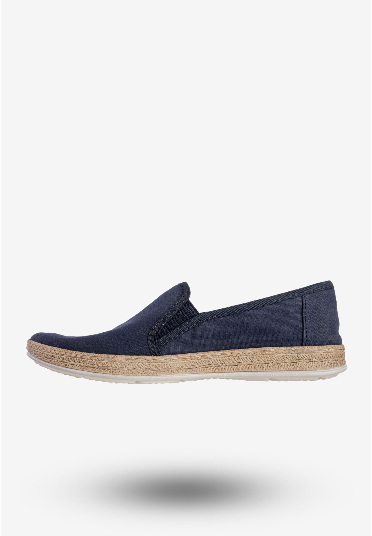 Espadryle Damskie BIG STAR Wsuwane Slip On Buty Granatowe FF276036
