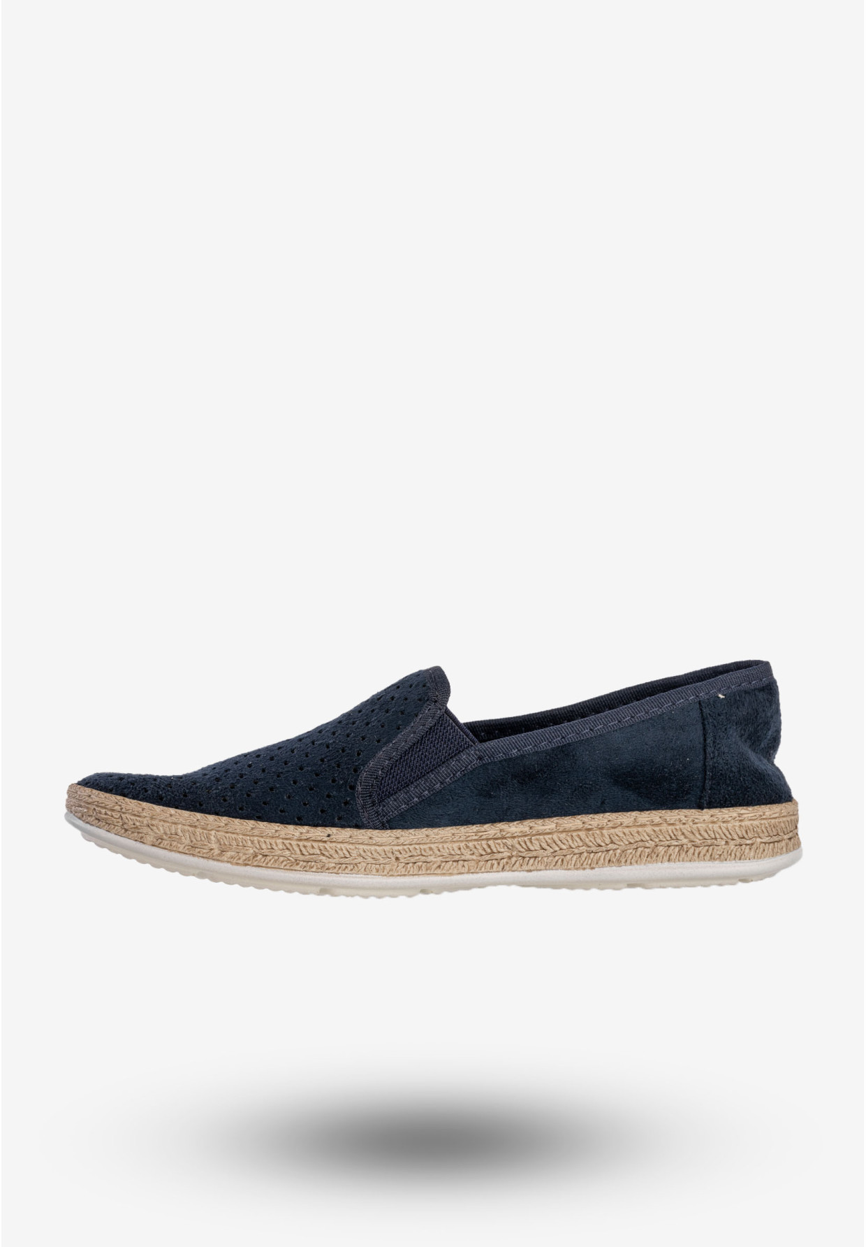 Espadryle Damskie BIG STAR Wsuwane Slip On Buty Granatowe FF276033