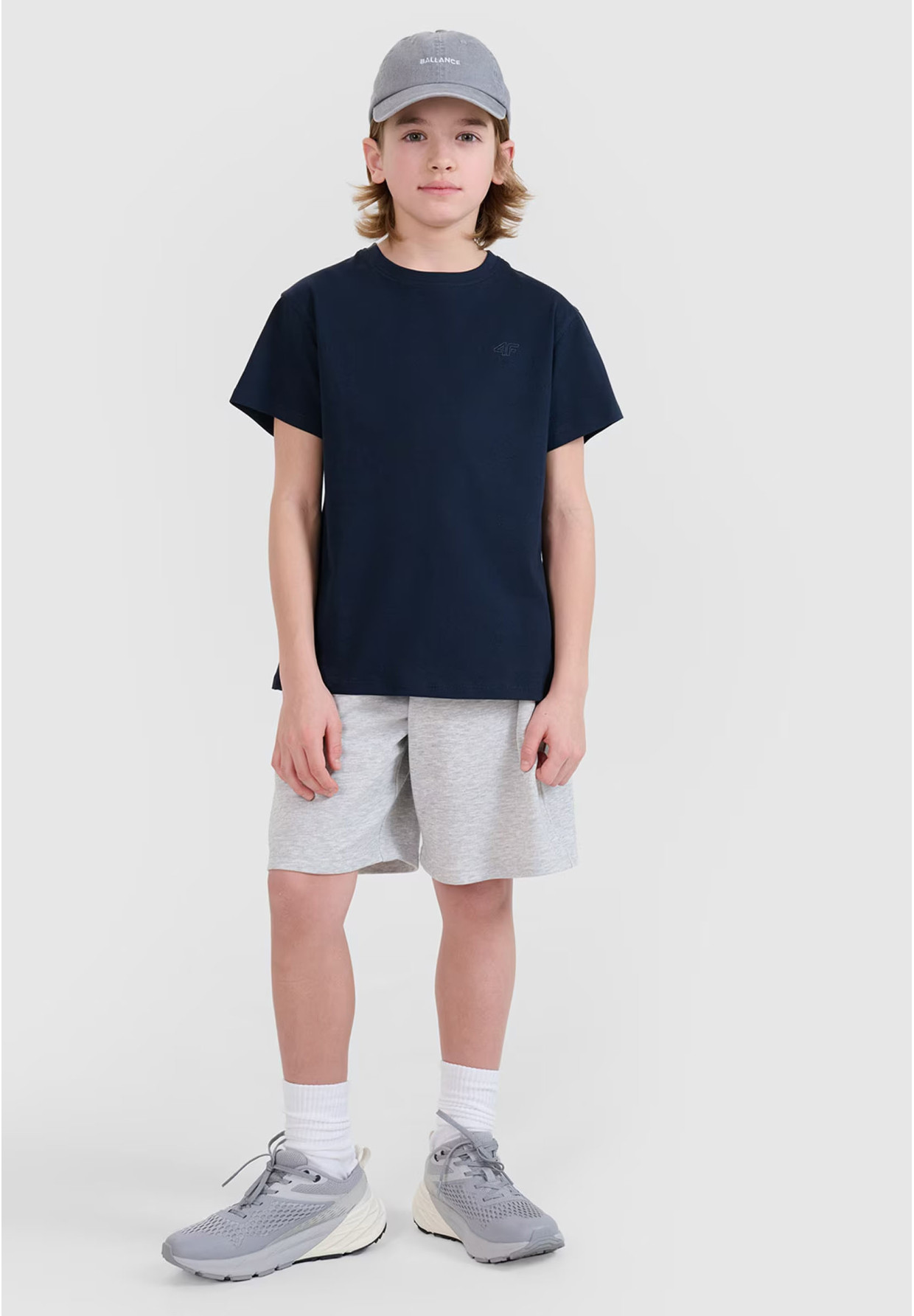 Koszulka Chłopięca 4F T-shirt Granatowy 4FJWMM00TTSHM2330