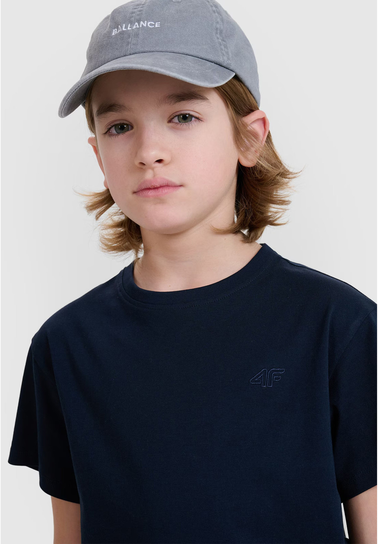 Koszulka Chłopięca 4F T-shirt Granatowy 4FJWMM00TTSHM2330