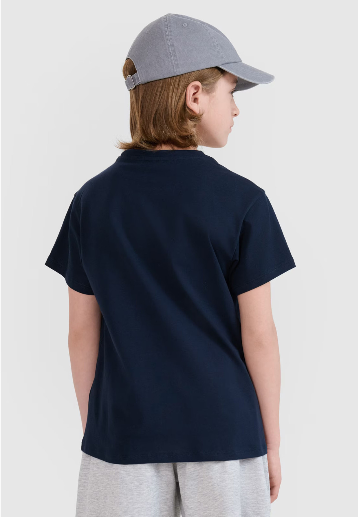 Koszulka Chłopięca 4F T-shirt Granatowy 4FJWMM00TTSHM2330
