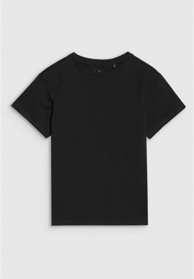 Koszulka Chłopięca 4F T-shirt Czarny 4FJWMM00TTSHM2330